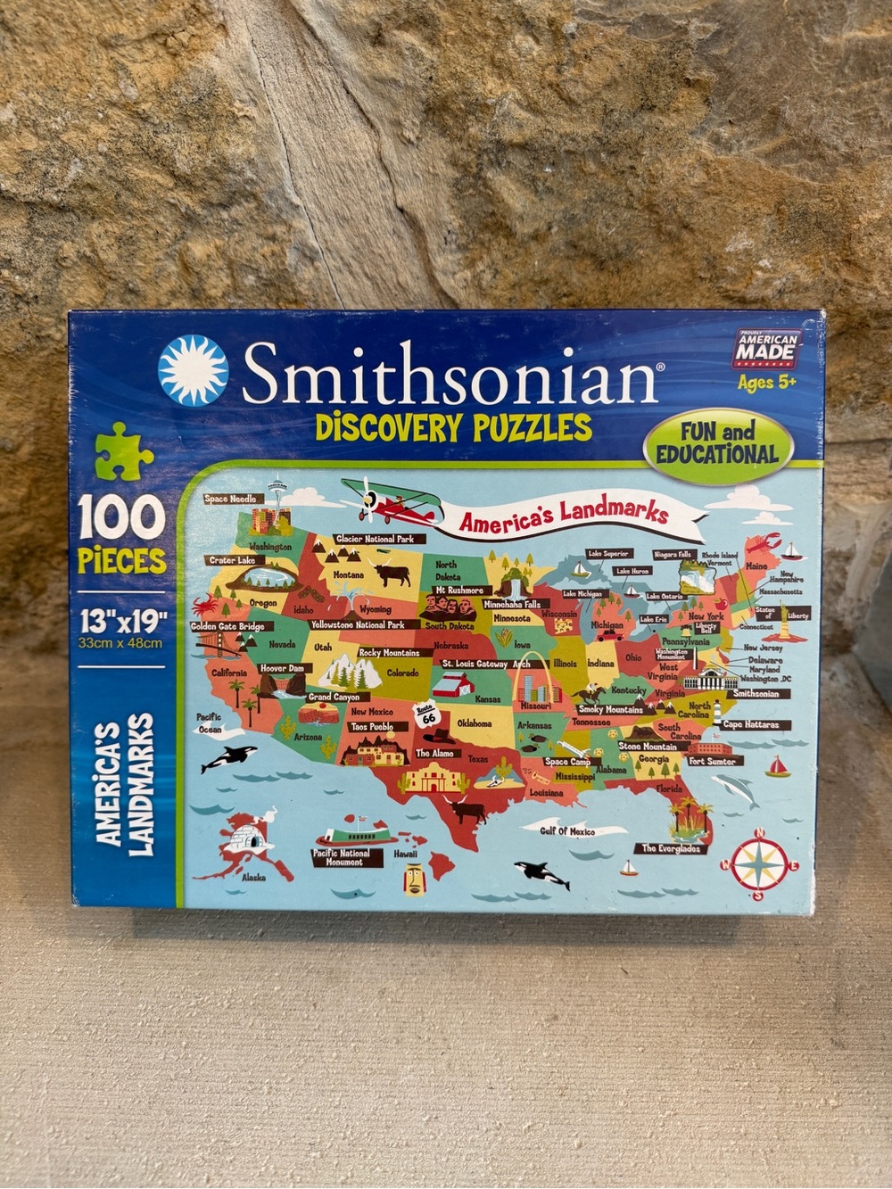 Smithsonian Discovery Puzzle America's Landmarks 100 Pieces